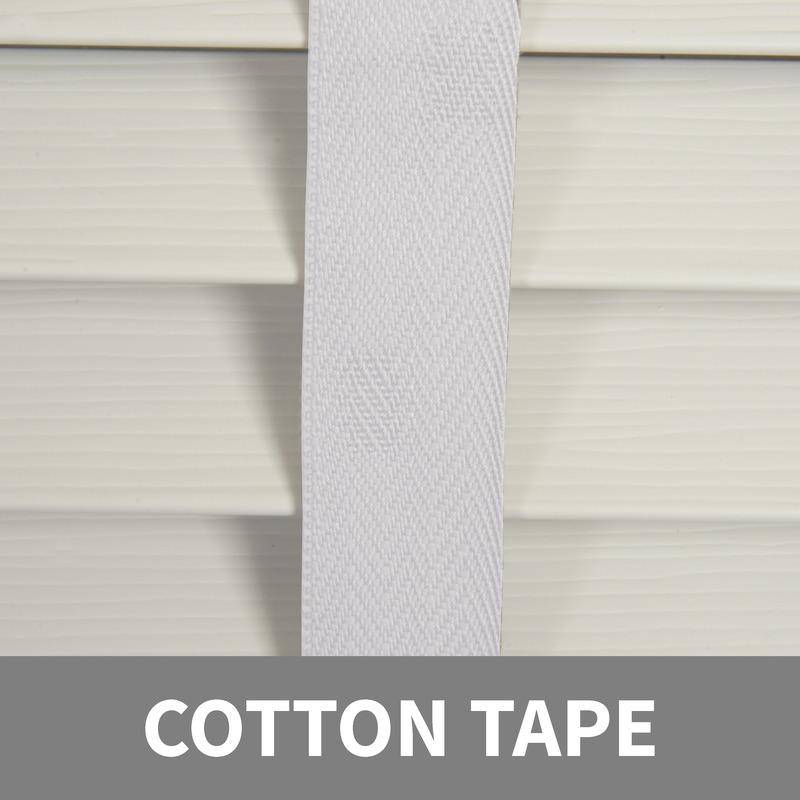 35mm Wood Essence 25mm Tape Wooden Venetian Made To Measure Blind Fine Grain True White