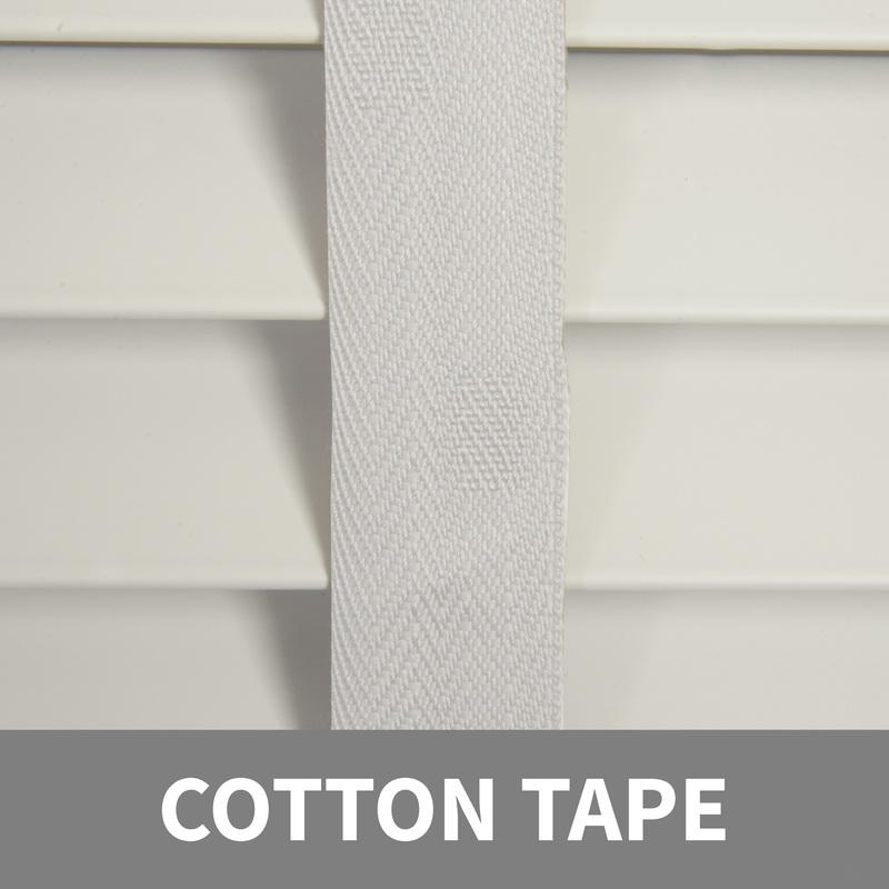 35mm Wood Essence 25mm Tape Wooden Venetian Made To Measure Blind True White