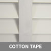 35mm Wood Essence 25mm Tape Wooden Venetian Made To Measure Blind True White