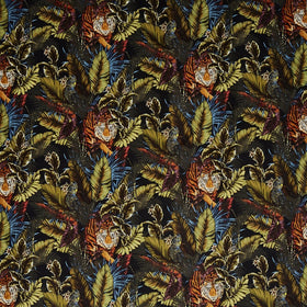 Prestigious Textiles Bengal Tiger Digitally Printed Velvet Fabric Amazon