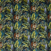 Prestigious Textiles Bengal Tiger Digitally Printed Velvet Fabric Twilight