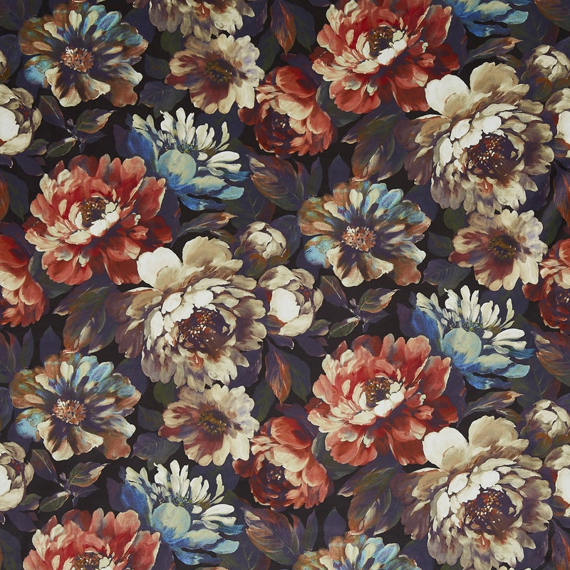 Prestigious Textiles Secret Oasis Digitally Printed Velvet Fabric Heritage