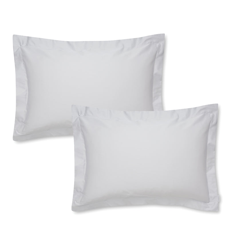 Bianca 400Tc Cotton Sateen Oxford Pillowcase Dove Grey