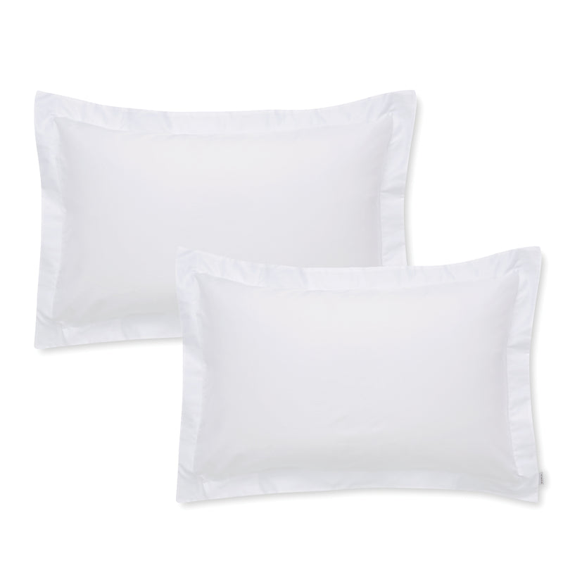 Bianca 400Tc Cotton Sateen Oxford Pillowcase White