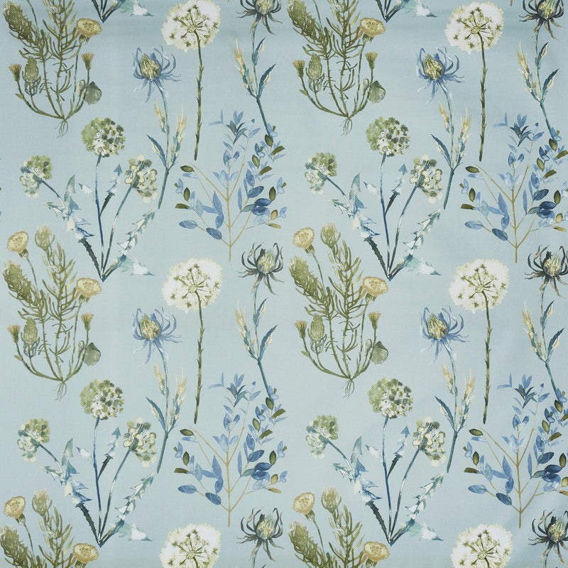 Prestigious Textiles Allium Fabric Slate Blue