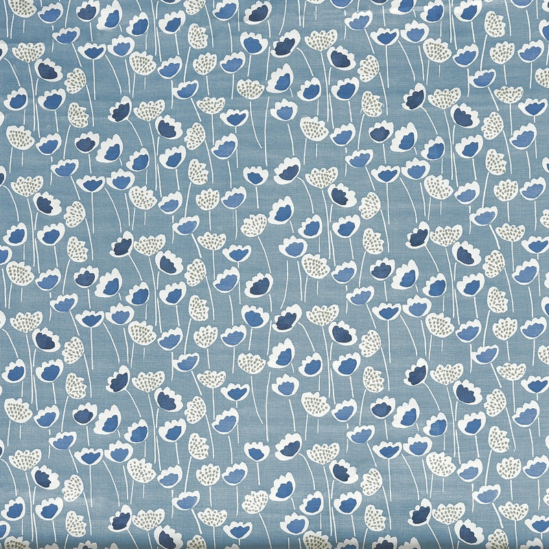 Prestigious Textiles Clara Fabric Indigo