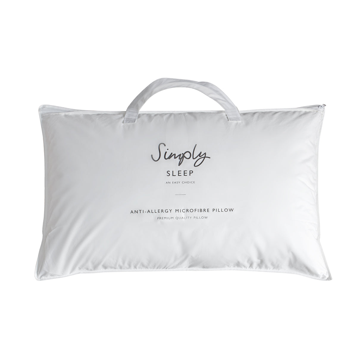Anti Allergy Microfibre 48cm x 74cm Pillow White