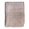 Quilted Cotton 240cm x 260cm Bedspread Blush
