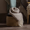 Wool Throw 130cm x 170cm Taupe