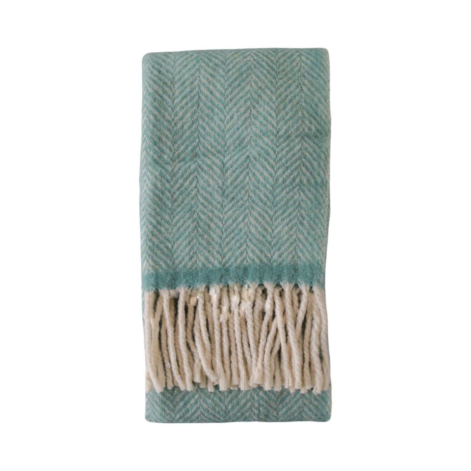Wool Throw Throw in Duck Egg 96 Star Brand Rating Terrys