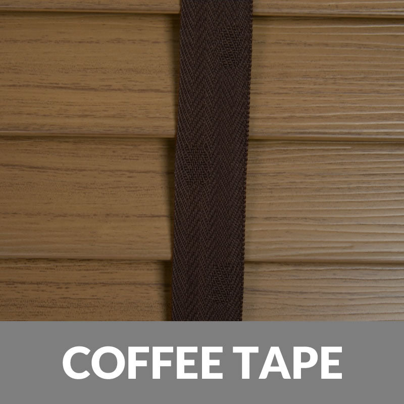 50mm Wood Essence 38mm Tape Wooden Venetian Made To Measure Blind Amber - 38mm Tapes