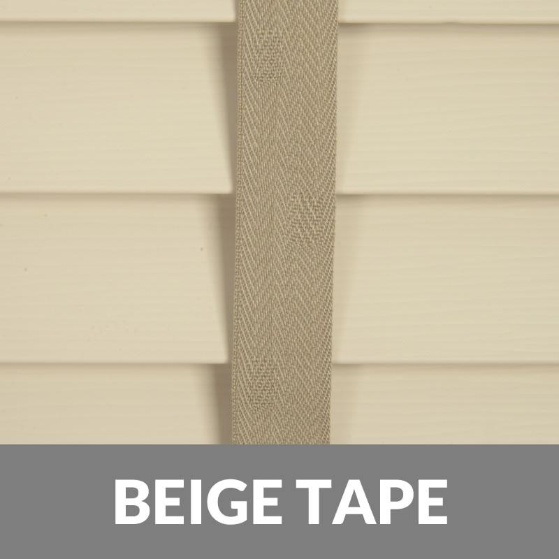 50mm Wood Essence 38mm Tape Wooden Venetian Made To Measure Blind Fine Grain Linara Cream
