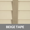 50mm Wood Essence 38mm Tape Wooden Venetian Made To Measure Blind Fine Grain Linara Cream