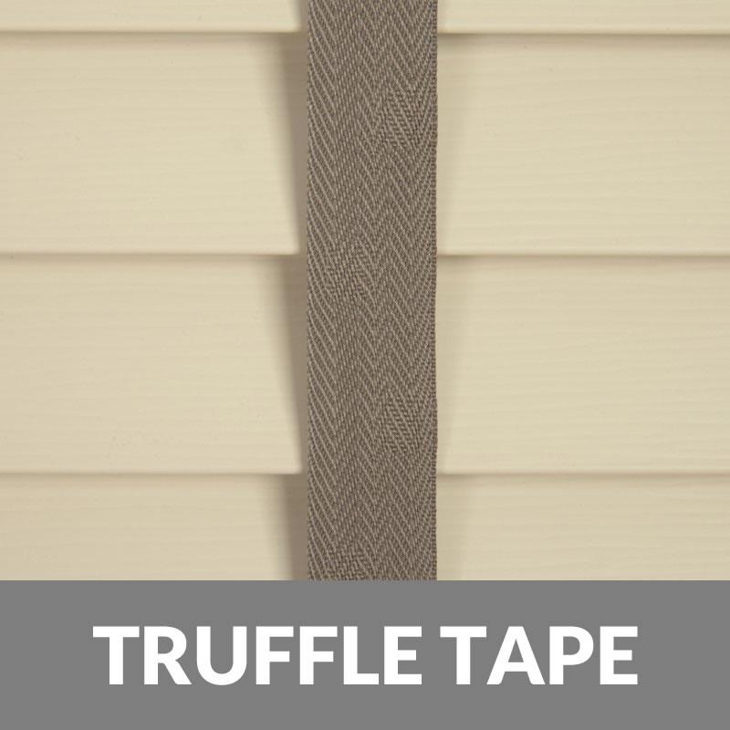 50mm Wood Essence 38mm Tape Wooden Venetian Made To Measure Blind Fine Grain Linara Cream