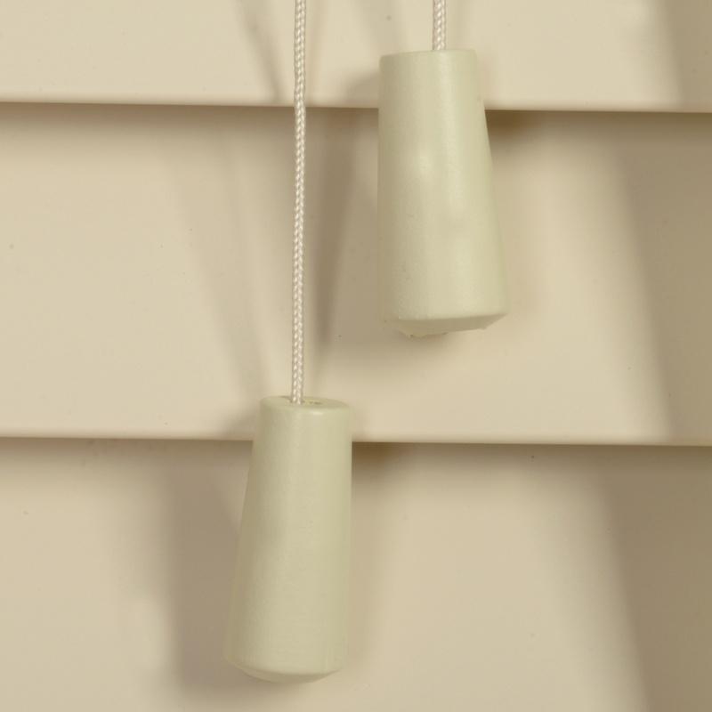 50mm Wood Essence Wooden Venetian Made To Measure Blind Linara Cream
