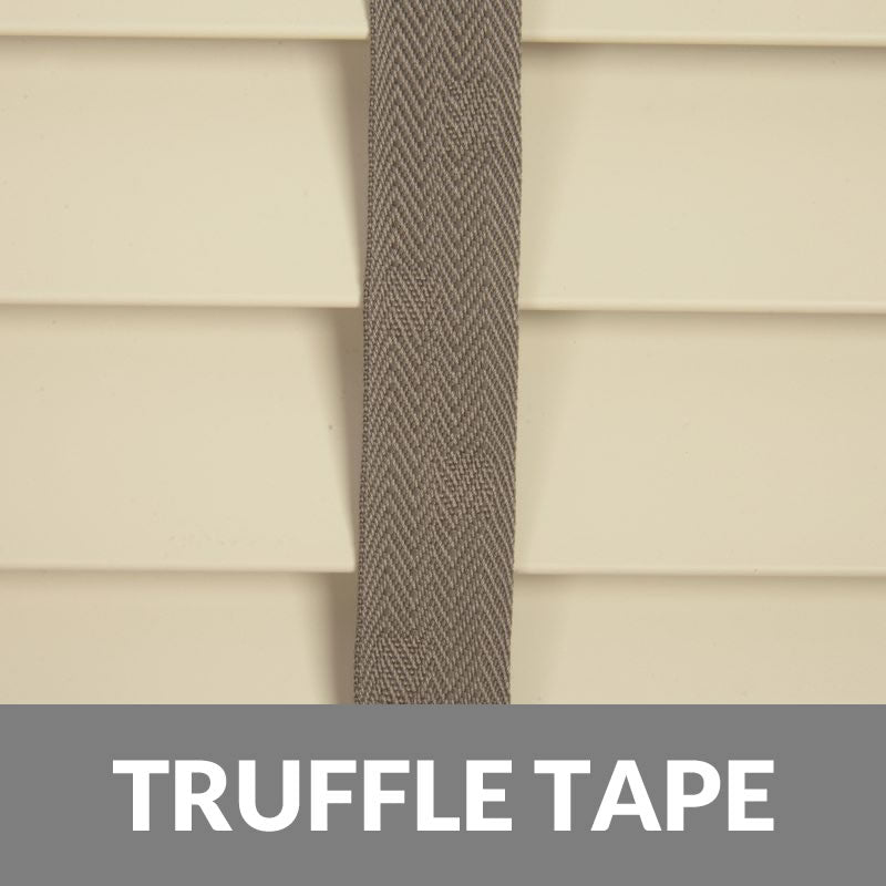 50mm Wood Essence 38mm Tape Wooden Venetian Made To Measure Blind Linara Cream