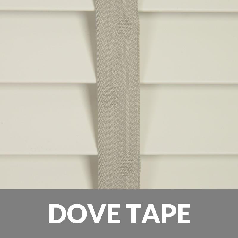 50mm Wood Essence 38mm Tape Wooden Venetian Made To Measure Blind Mirage Parchment