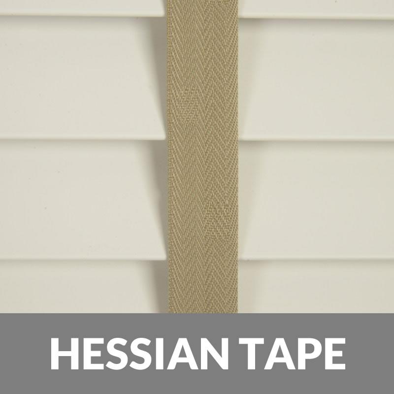 50mm Wood Essence 38mm Tape Wooden Venetian Made To Measure Blind Mirage Parchment