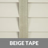 50mm Wood Essence 38mm Tape Wooden Venetian Made To Measure Blind Mirage Parchment