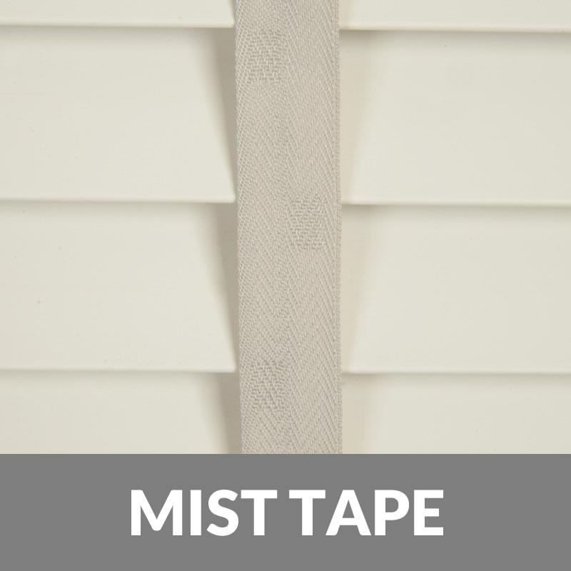 50mm Wood Essence 38mm Tape Wooden Venetian Made To Measure Blind Mirage Parchment