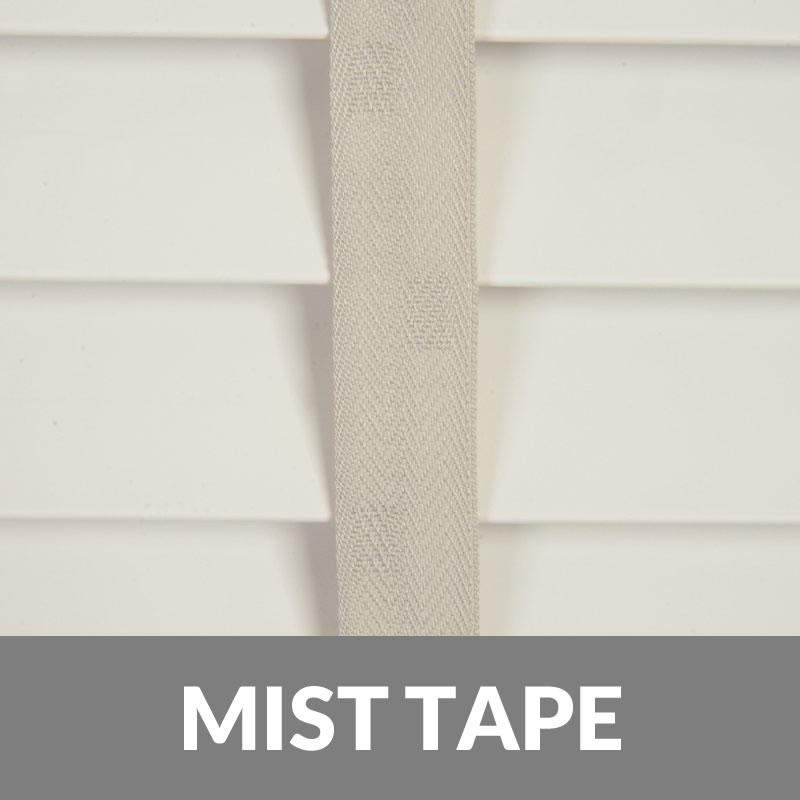 50mm Wood Essence 38mm Tape Wooden Venetian Made To Measure Blind True White