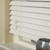 50mm Wood Essence Wooden Venetian Made To Measure Blind True White