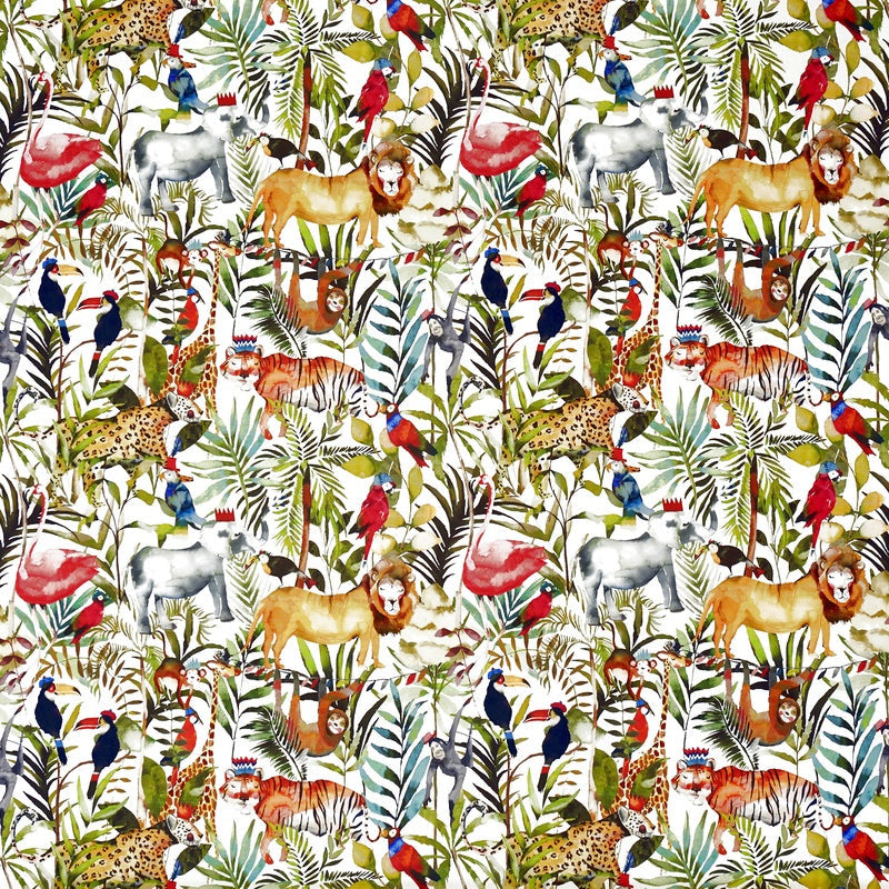 Prestigious Textiles King Of The Jungle Digital Fabric Safari
