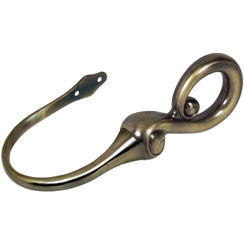 Boulevard Holdbacks Antique Brass
