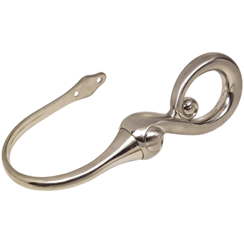 Boulevard Holdbacks Satin Silver