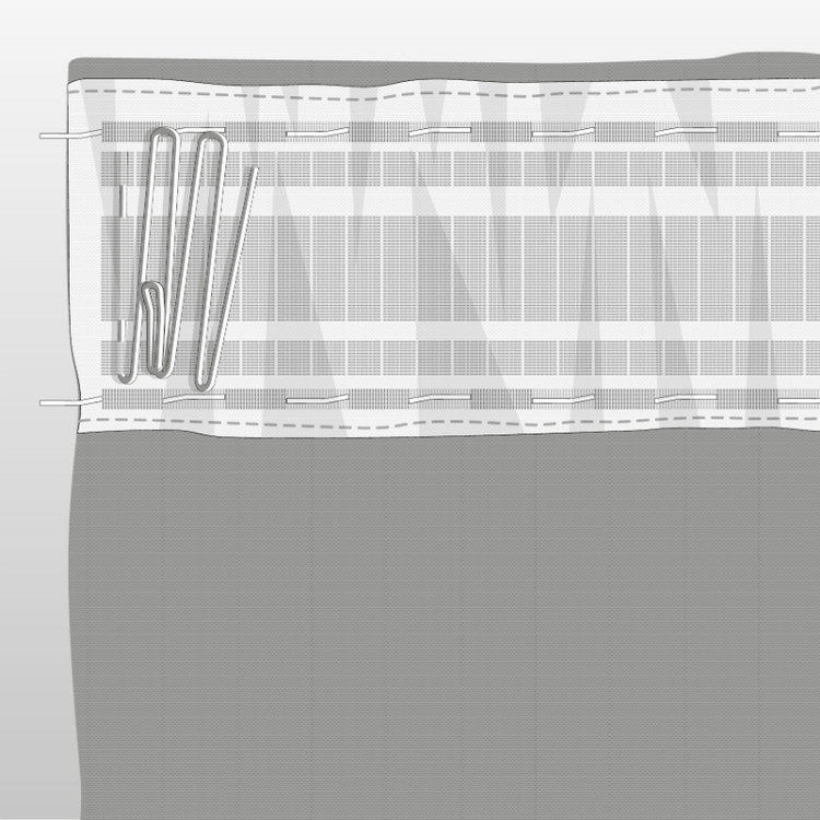 Pinch Pleat Pleat Curtain Tape Pack