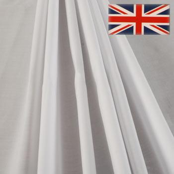 54" Platinum 100% Poly Cotton Sateen Lining White