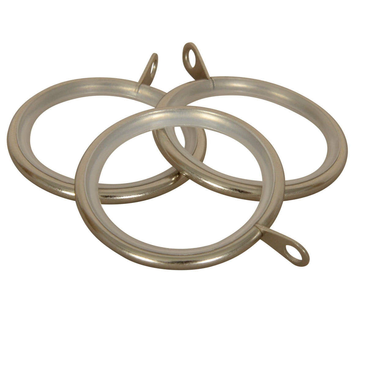 28mm Nikola Lined Ring (Pk 8) Satin Silver
