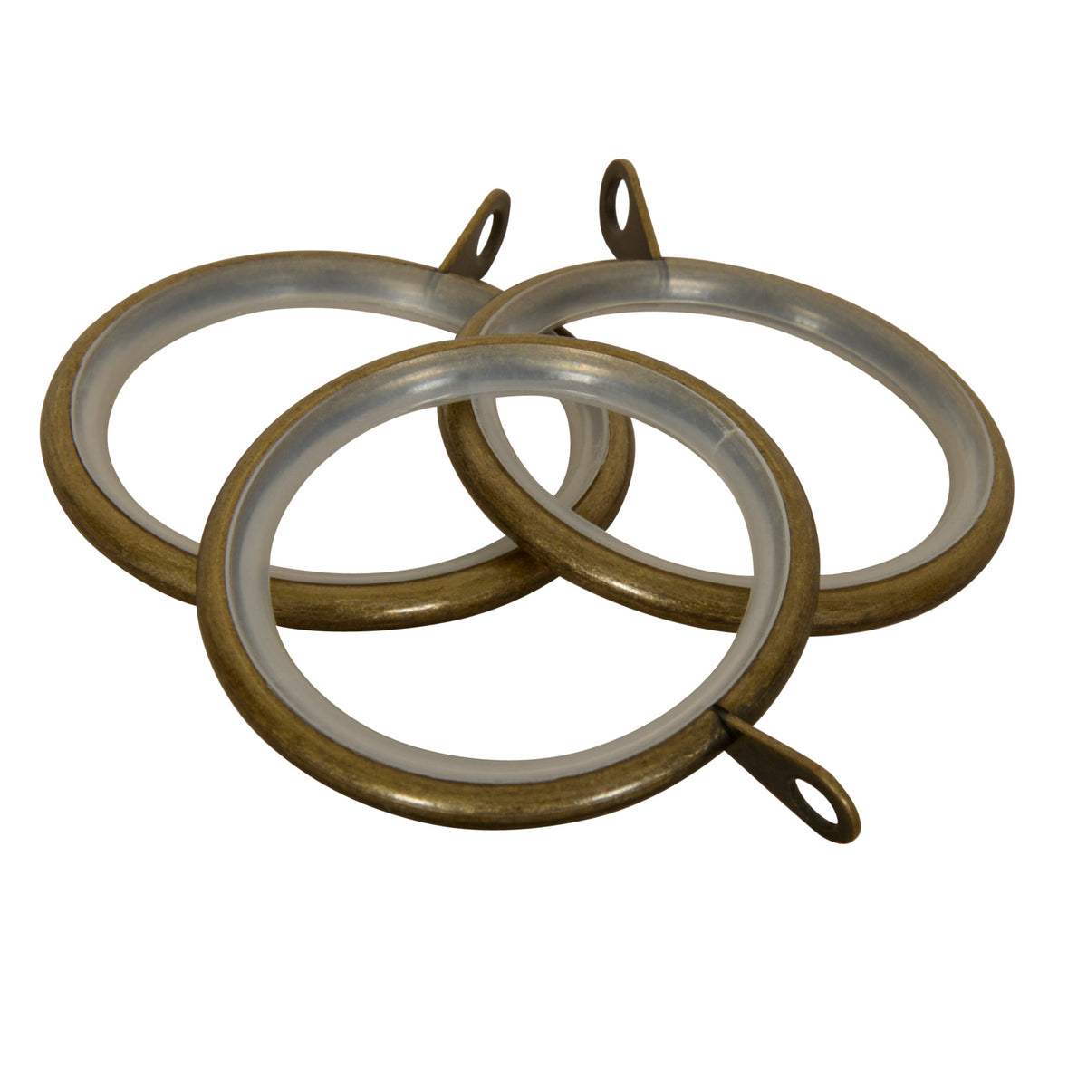 28mm Nikola Lined Ring (Pk 8) Antique Brass