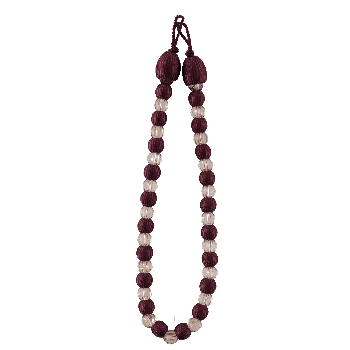 Earle Tie Back Aubergine