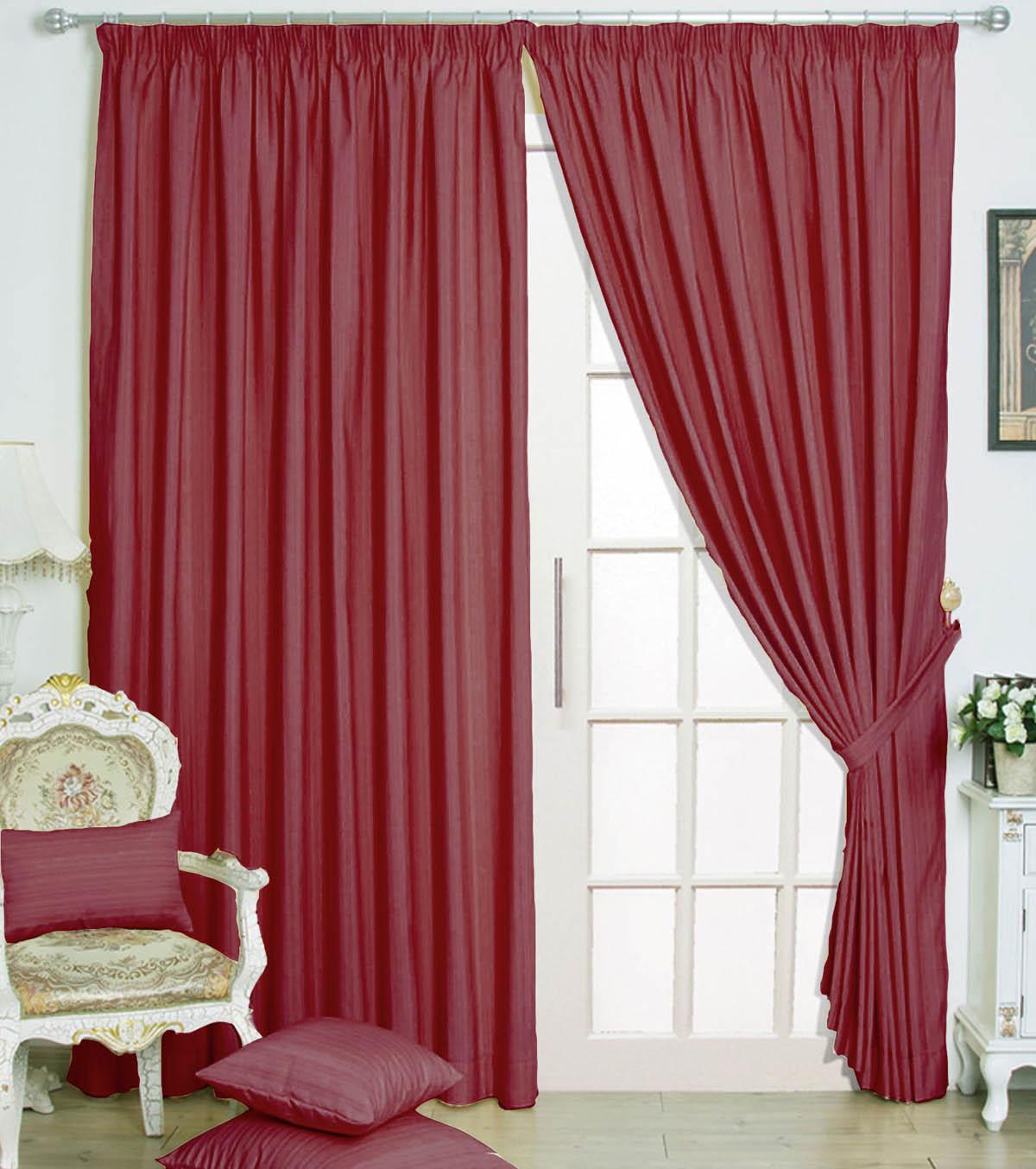 Eclipse Blackout 3 Tape Curtains Rio Red