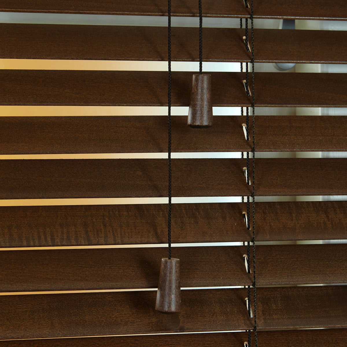 35mm Elementi Wooden Venetian Made To Measure Blind Auburn