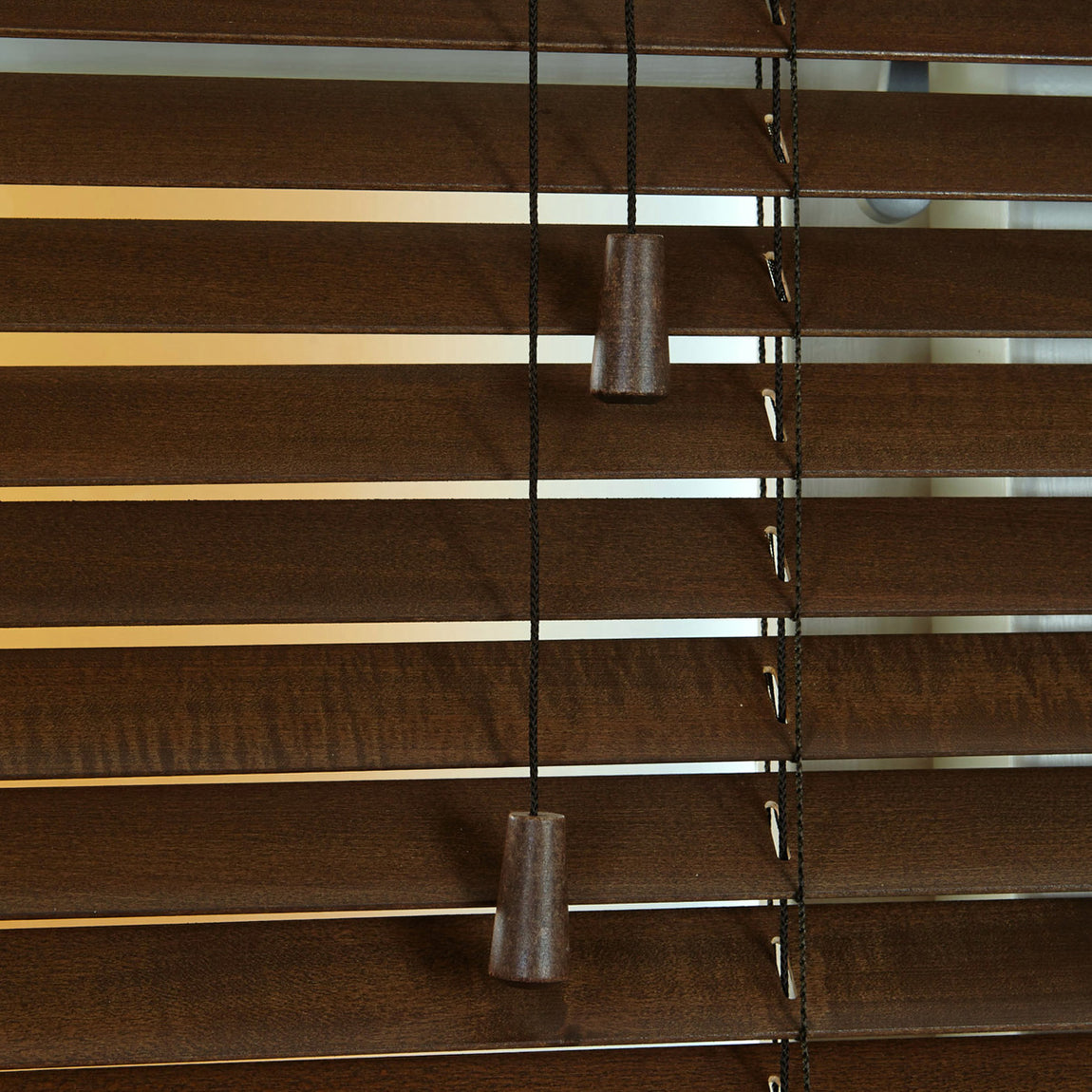 35mm Elementi Wooden Venetian Made To Measure Blind Auburn
