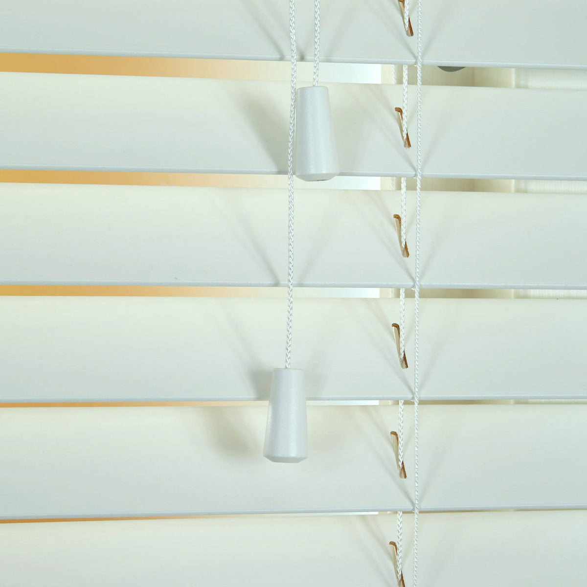 50mm Elementi Wooden Venetian Made To Measure Blind Polar