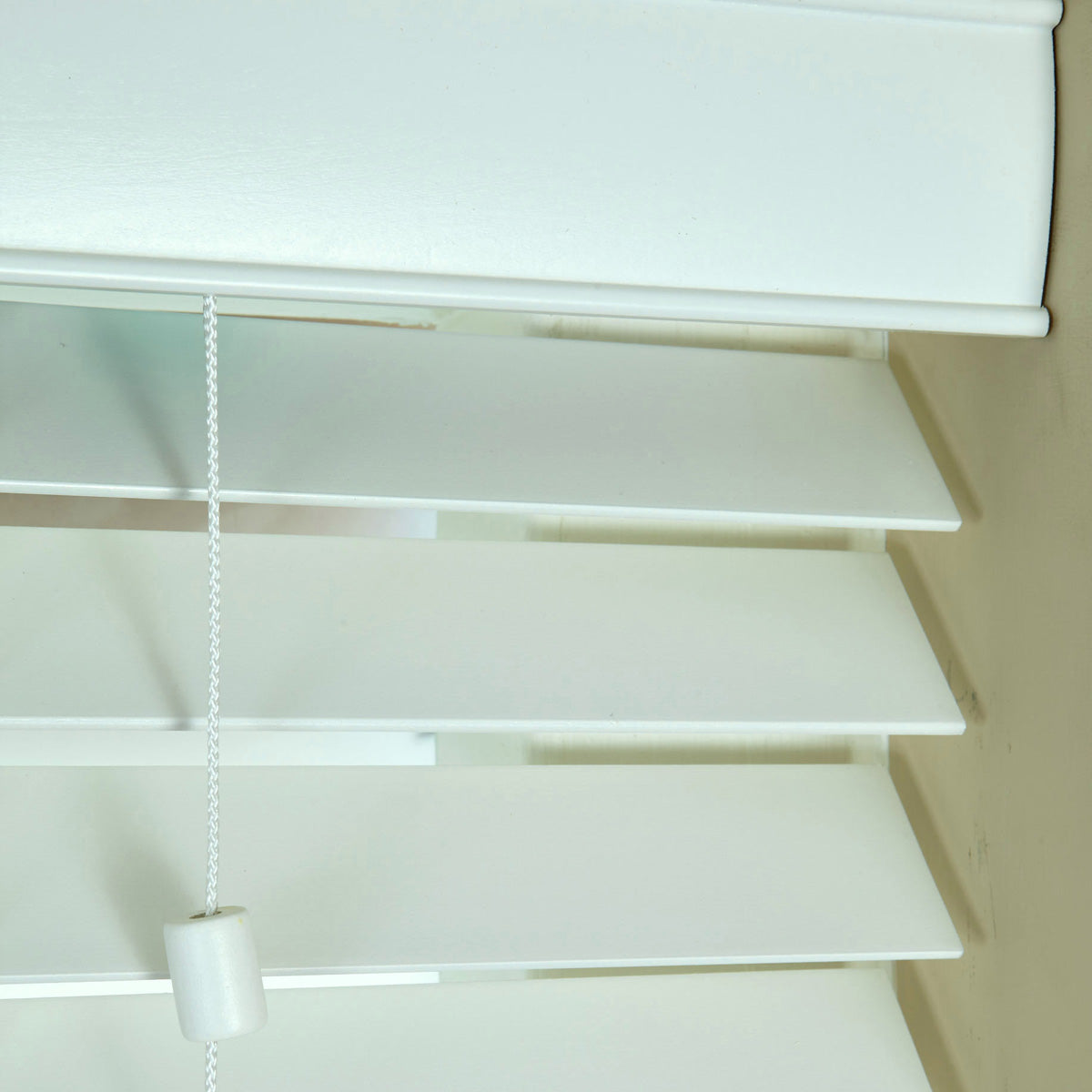 50mm Elementi Wooden Venetian Made To Measure Blind Polar