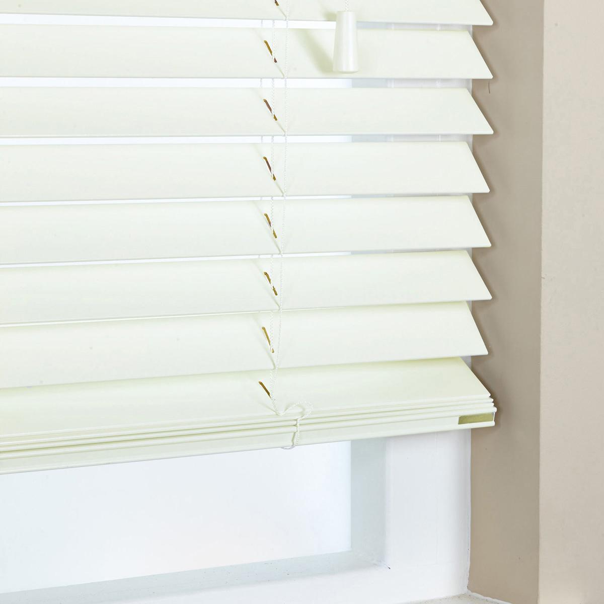 50mm Elementi Wooden Venetian Made To Measure Blind Polar
