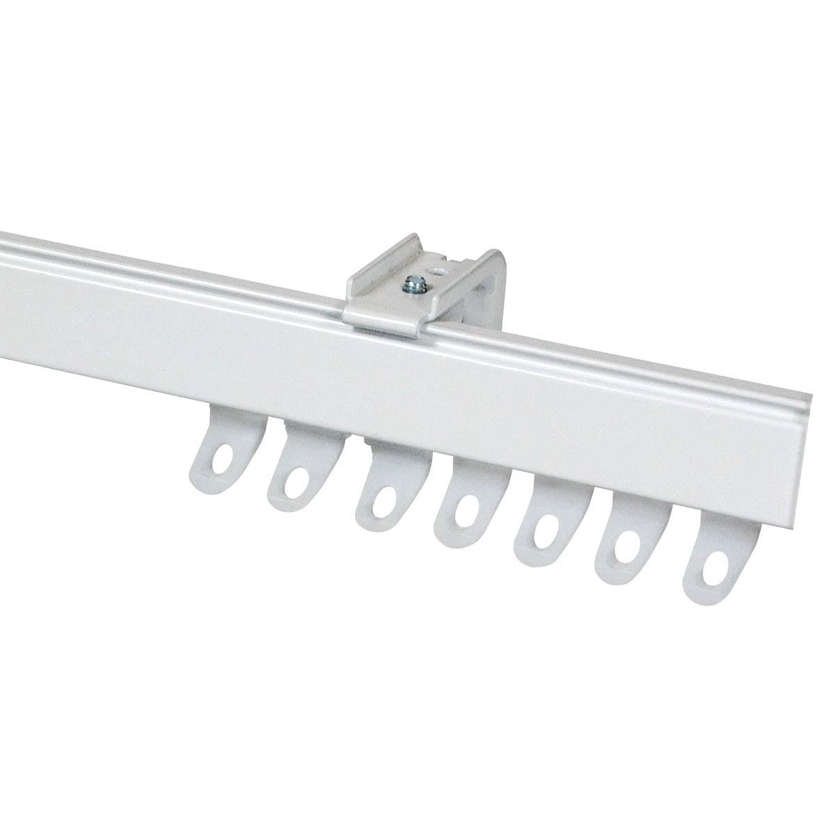 Fineline Curtain Track White