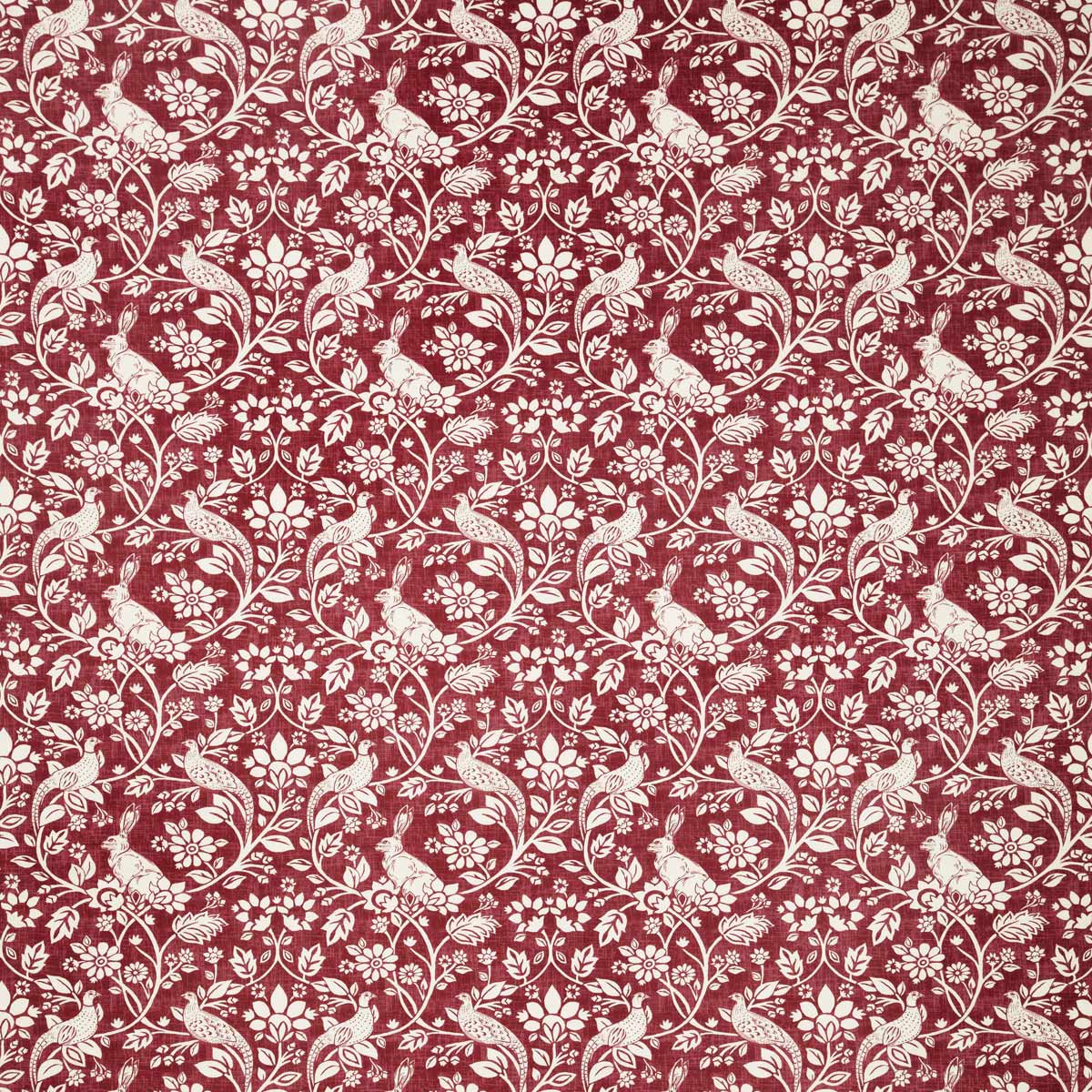 Heathland Curtain Fabric Rouge