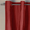 Jazz Ready Made Eyelet Curtain Red