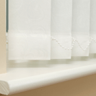 Milano Leaf White Vertical Blind White