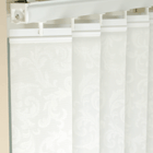 Milano Leaf White Vertical Blind White
