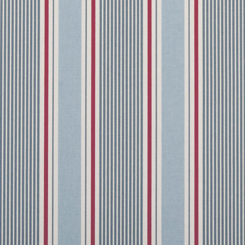 Clarke & Clarke Sail Stripe Fabric Marine