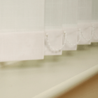 Ready Made White Vertical Blinds 94 drop White