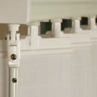 Ready Made White Vertical Blinds 94 drop White