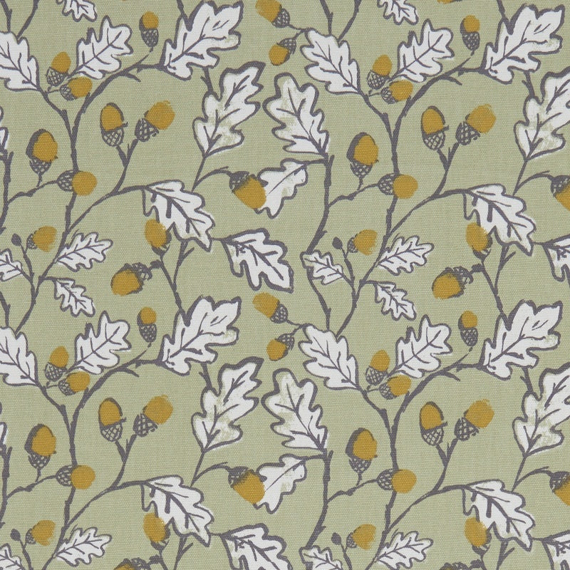Clarke & Clarke Acorn Trail Fabric Sage