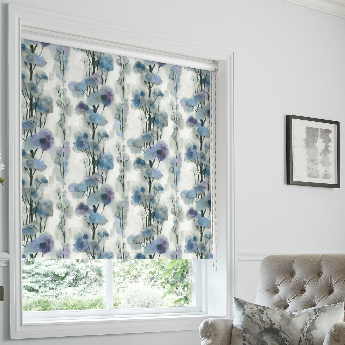 Voyage Aether Made to Measure Blackout Roller Blind Midnight